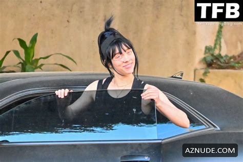 Billie Eilish Sexy Seen Flaunting Her Hot Legs Wearing Shorts In Studio City Aznude