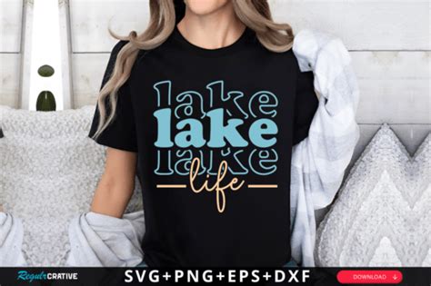 Lake Life SVG Design Vacation Svg Graphic By Regulrcrative Creative