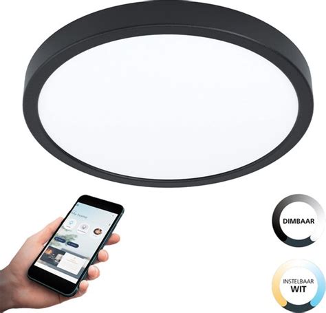 EGLO connect z Argolis Z Smart Opbouwlamp Buiten Ø 28 5 cm Zwart Wit