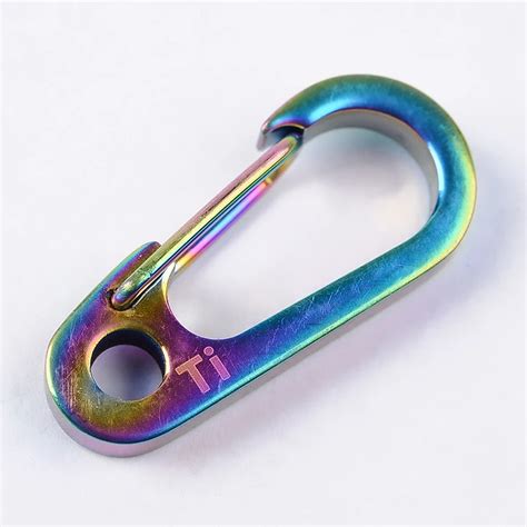 Outdoor Kletter Karabiner Multifunktions Titan Schl Ssel Anh Nger