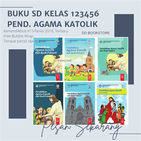 Buku Agama Katolik Kelas 1 2 3 4 5 6 Sd Dikbud K13 Revisi Terbaru