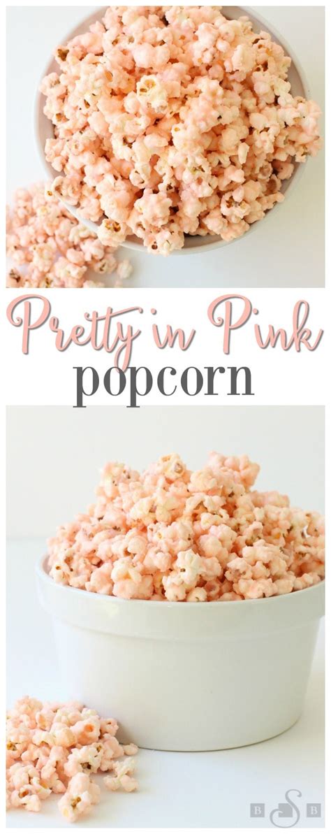 PRETTY-IN-PINK POPCORN - Butter with a Side of Bread