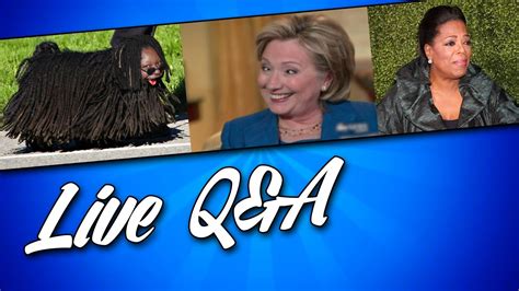 LIVE Q A HILLARY CLINTON OPRAH WINFREY AND WHOOPI GOLDBERG YouTube