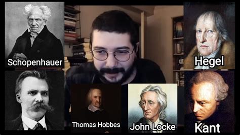 Schopenhauer Kant Hegel Nietzsche Thomas Hobbes Ve John Locke