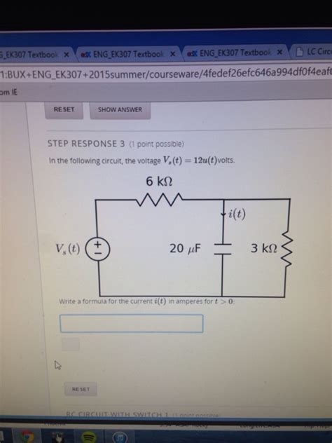 Solved Electric Circuits