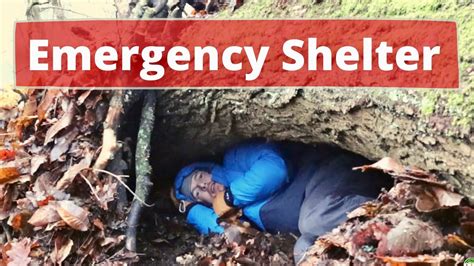 Emergency Debris Shelter No Tools Survival Shelter Build Lost In The Forest Scenario Youtube