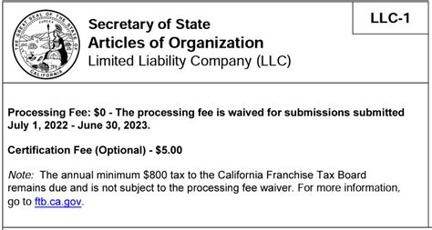 Need-to-Know California LLC Fees: Your California LLC Guide: - Western CPE