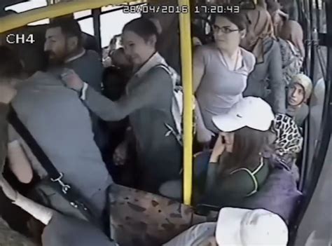 Pervert On Bus Filled With Women Flashes His Genitals And Gets Beaten