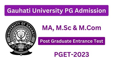 Gauhati University Pg Admission 2023 Mamscmcom Entrance Date