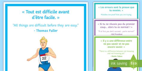 Growth Mindset Display Posters English French Teacher Made