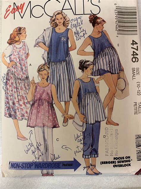 Vintage Mccall S Sewing Pattern Uncut Maternity Etsy