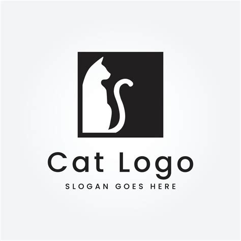 Cat Silhouette Logo Design Vector Isolated 38345855 Vector Art At Vecteezy