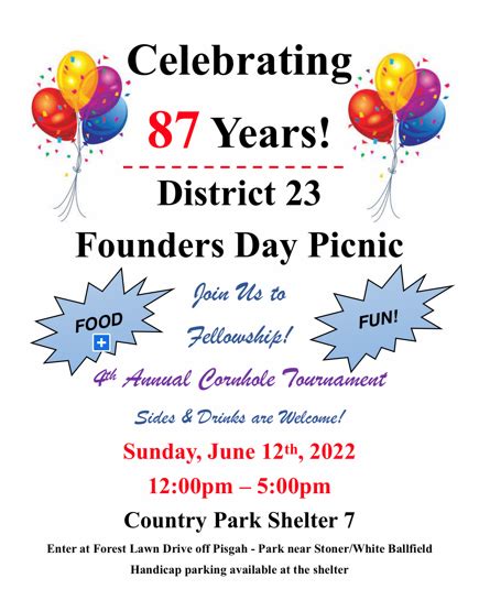 District 23 Founders Day Picnic Alcoholics Anonymous Greensboro