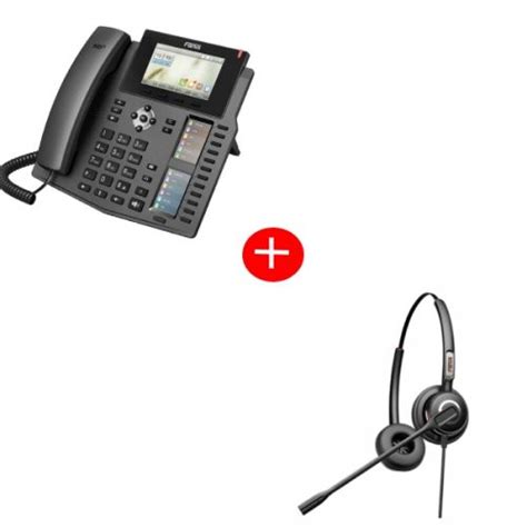 Fanvil X6 Deskphone + Fanvil HT202 Headset | Onedirect.co.uk