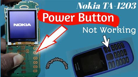 Nokia Ta 1203 Power Button Not Working YouTube