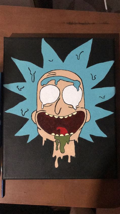 Rick Painting Rick And Morty Artofit