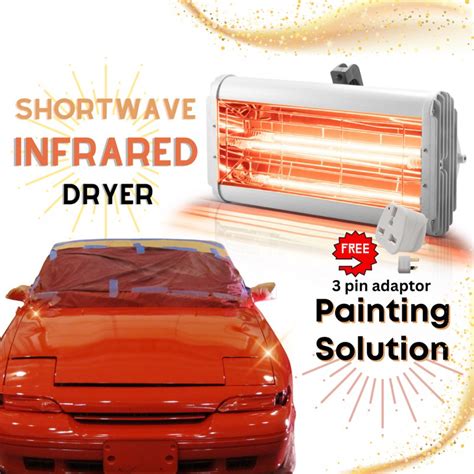 W W Shortwave Infrared Dryer Paint Dryer With Timer