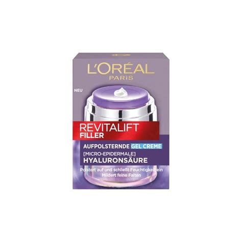 L Or Al Paris Gesichtscreme Revitalift Filler Aufpolsternde Gel