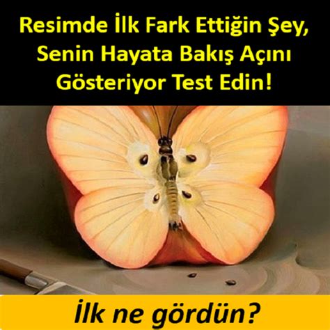 Resimde Lk Fark Etti In Ey Senin Hayata Bak A N G Steriyor Test