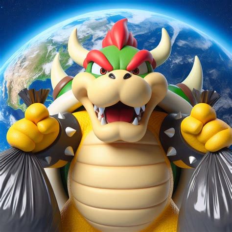 Bowsers Earth Day By Jtvideogame On Deviantart