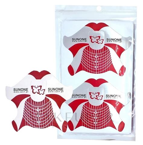 Sunone Chablons Pour L Extension Des Ongles Premium 50 Pcs Rouge