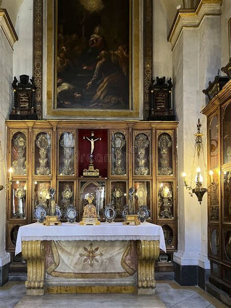 Naples Italy September 28 2023 View Of The Interior Of The Naples