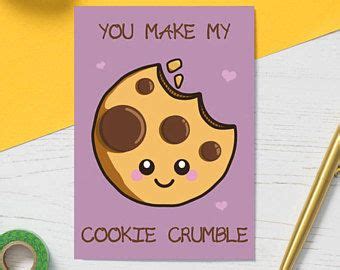 Cookie Greeting Card, fun valentine's card, food pun card, valentine's ...