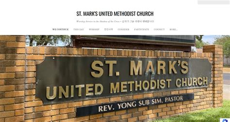 Best Church Websites Award Winner Congrats St Mark S United