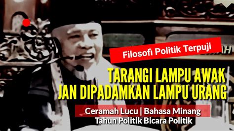 H Ristawardi Datuak Maradjo New Tarangi Lampu Awak Jan Dipadamkan