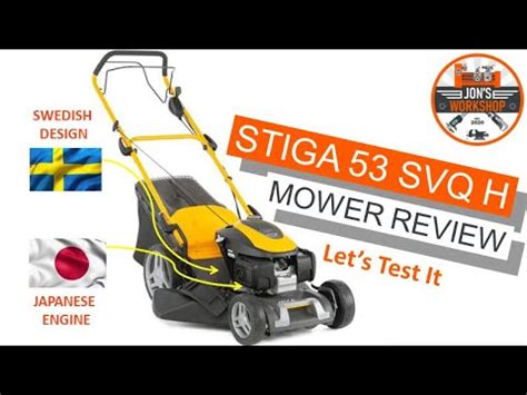 STIGA Combi 53 SVQ H Lawn Mower Review Not Sponsored YouTube