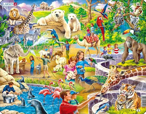 US30 - Zoo Puzzle :: Motif :: Puzzles :: Larsen Puzzles