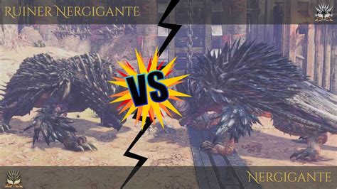 Arch Tempered Nergigante Vs Tempered Ruiner Nergigante Full Fight