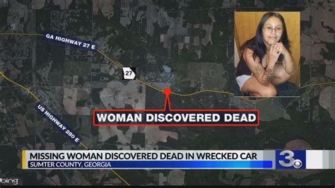 Missing Georgia Woman Discovered Dead Inside Her Wrecked Suv Wcbd News 2