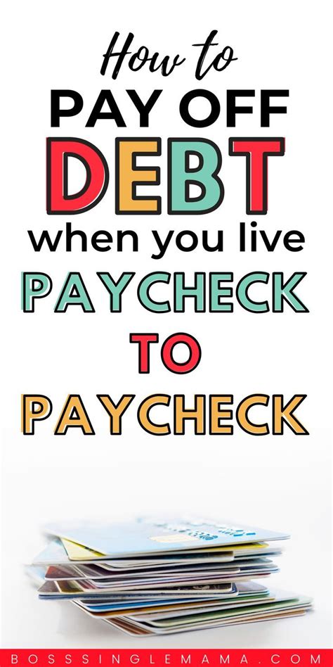 How To Pay Down Debt When Living Paycheck To Paycheck 12 Proven Ways