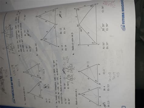 Helicotest Tarea Geometr A Cap Tulo Tri Ngulos