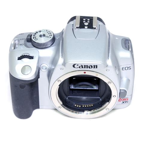 Used Canon Eos Digital Rebel Xti Eos D Slr Camera Body Silver