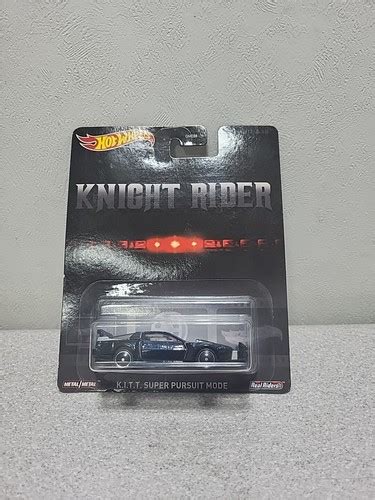 Hot Wheels Premium Knight Rider Kitt Super Pursuit Mode K I T T Real