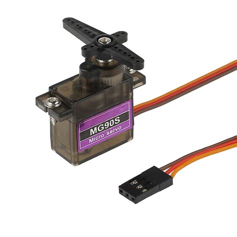 4PCS MG90S Micro Servo Metal Gear High Speed For Car RC Helicopter