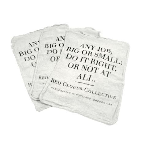 Shop Rags - White (3 Pack) - Red Clouds Collective - Made in the USA