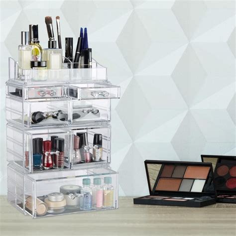 Relaxdays Make Up Organizer Hoog Cosmetica Toren Met Lades Make Up