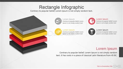 3d Flat Design Layers Infographic For Powerpoint Slidemodel