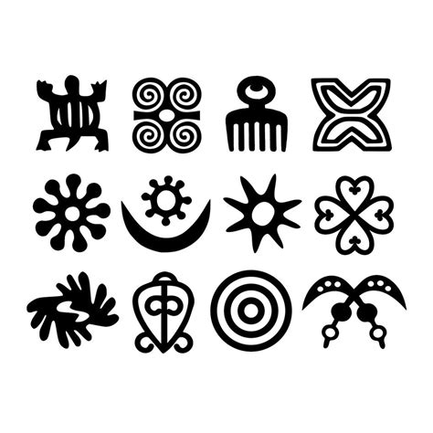 2 Of 5 Adinkra Symbols Meaning Adinkra Symbols African Tattoo Images