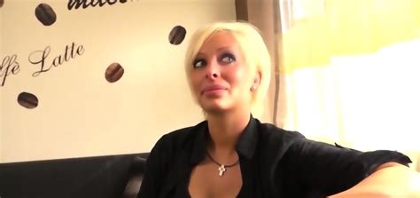 Sexy Blonde MILF First Porn