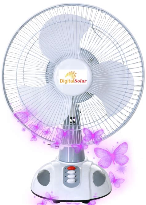 Bldc Rechargeable Table Fan Digital Solar