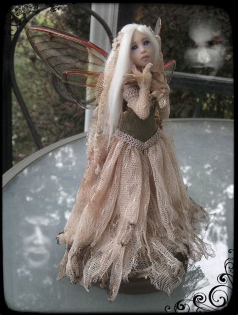 Ooak Ghost Fairy Have To Put In Art Journal Book Fairy Art Dolls