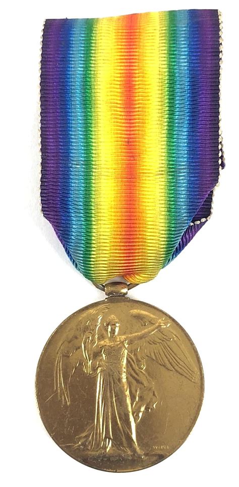 Sally Bosleys Badge Shop Ww Victory Medal Pte M Foster