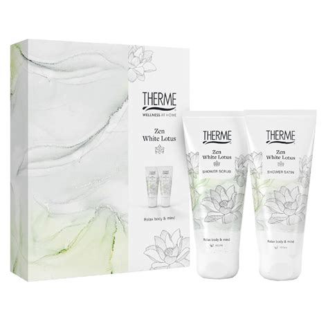 Zen White Lotus Shower Treatment Geschenkset Delig Therme