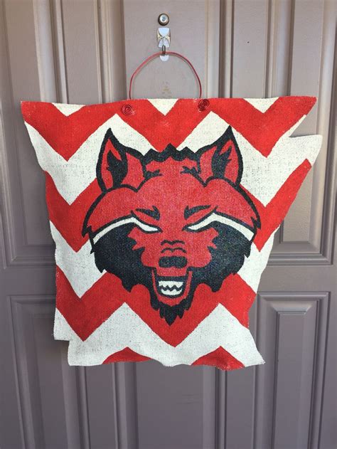 Arkansas State University Redwolves Door Hanger Official Licensed