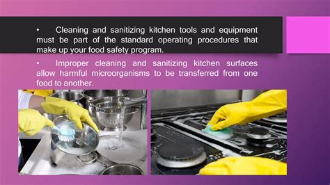 Lesson Clean Sanitize And Store Kitchen Tools And Pptx