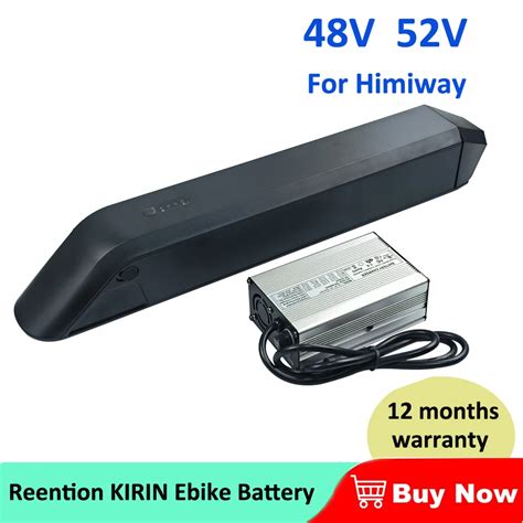 Li Ion Ebike Battery Pack 48V Reention Kirin 52V 14Ah 15Ah 17 5Ah For